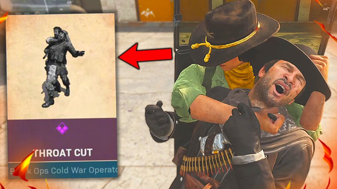 I don't know why I even bought this in Warzone.. (THROAT CUT EXECUTION)