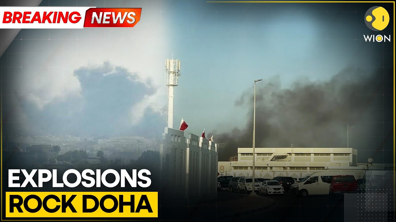 Israel Strikes Qatar: Massive Explosions Rock Doha As Israeli Military Targets Hamas | WION