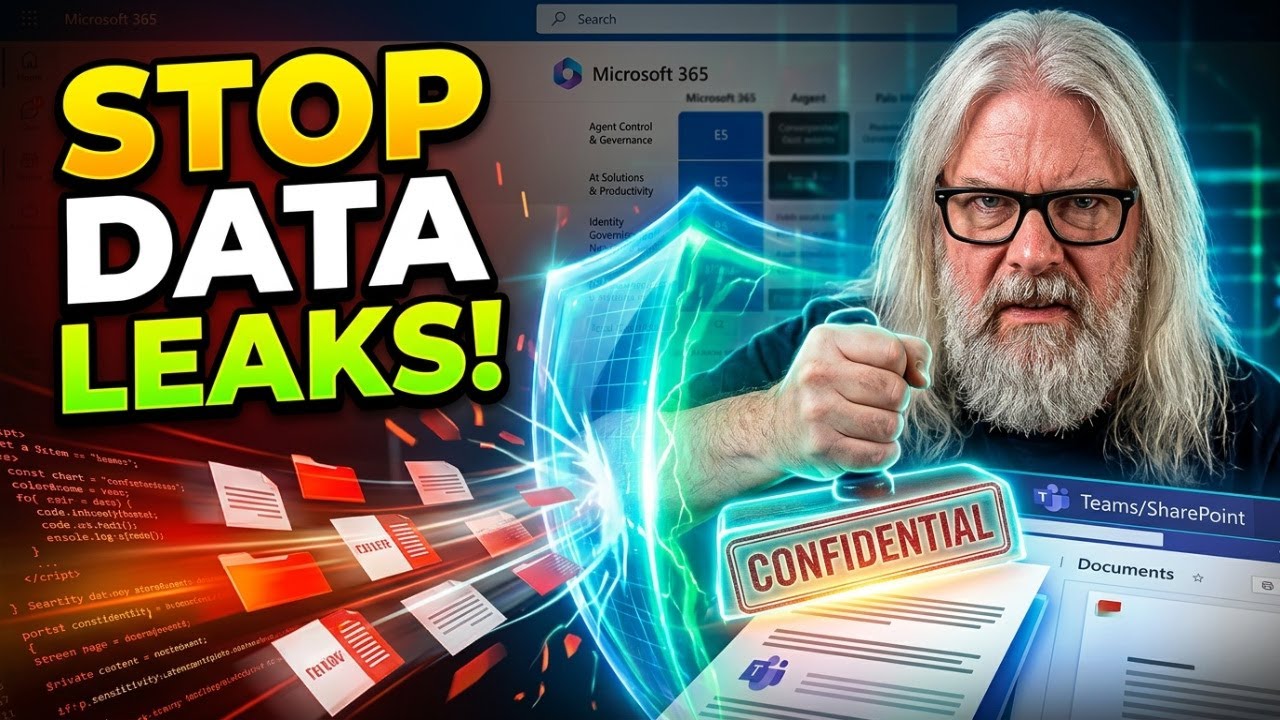 SC-401 Part 8: Stop Data Leaks in Teams & SharePoint – Use Labels Now!