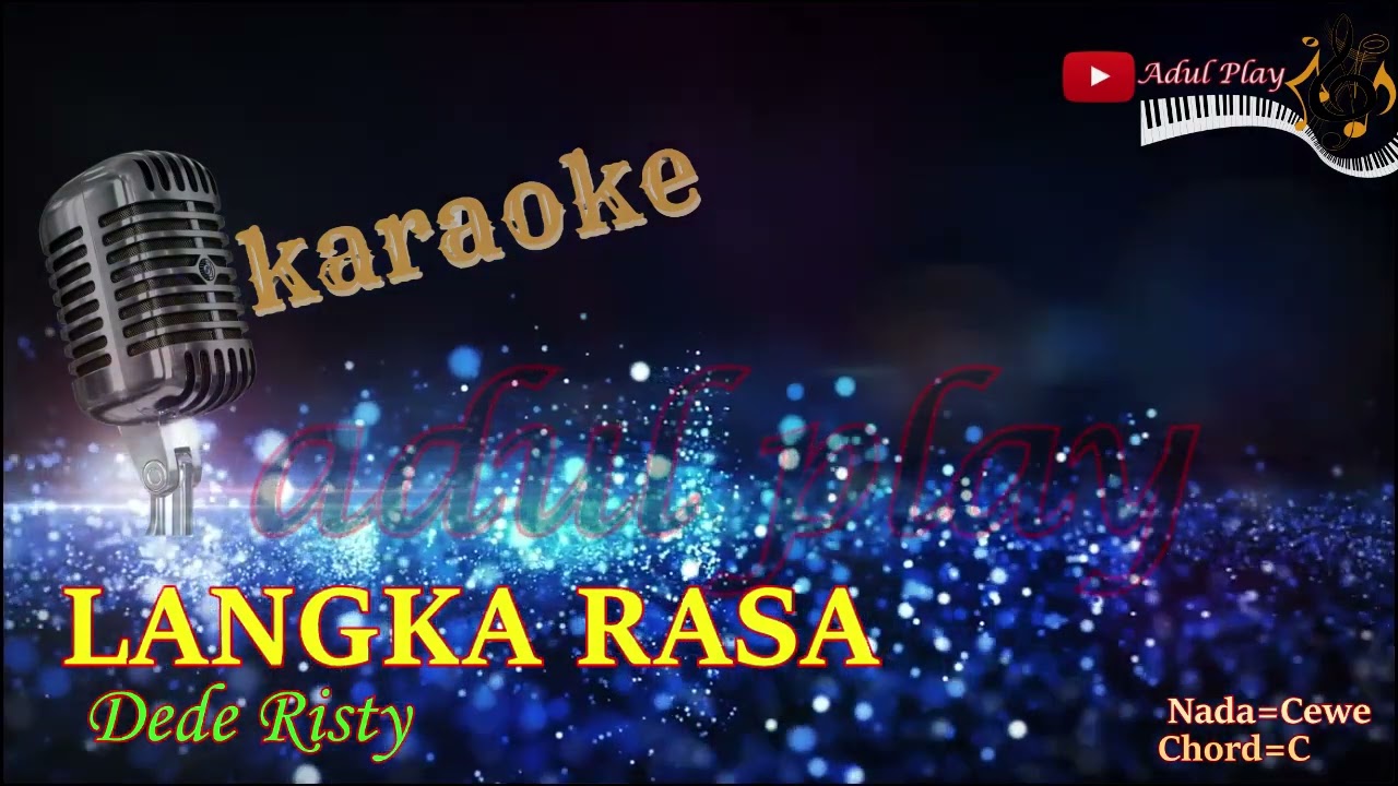 LANGKA RASA KARAOKE - Dede Risty TERBARU 2025