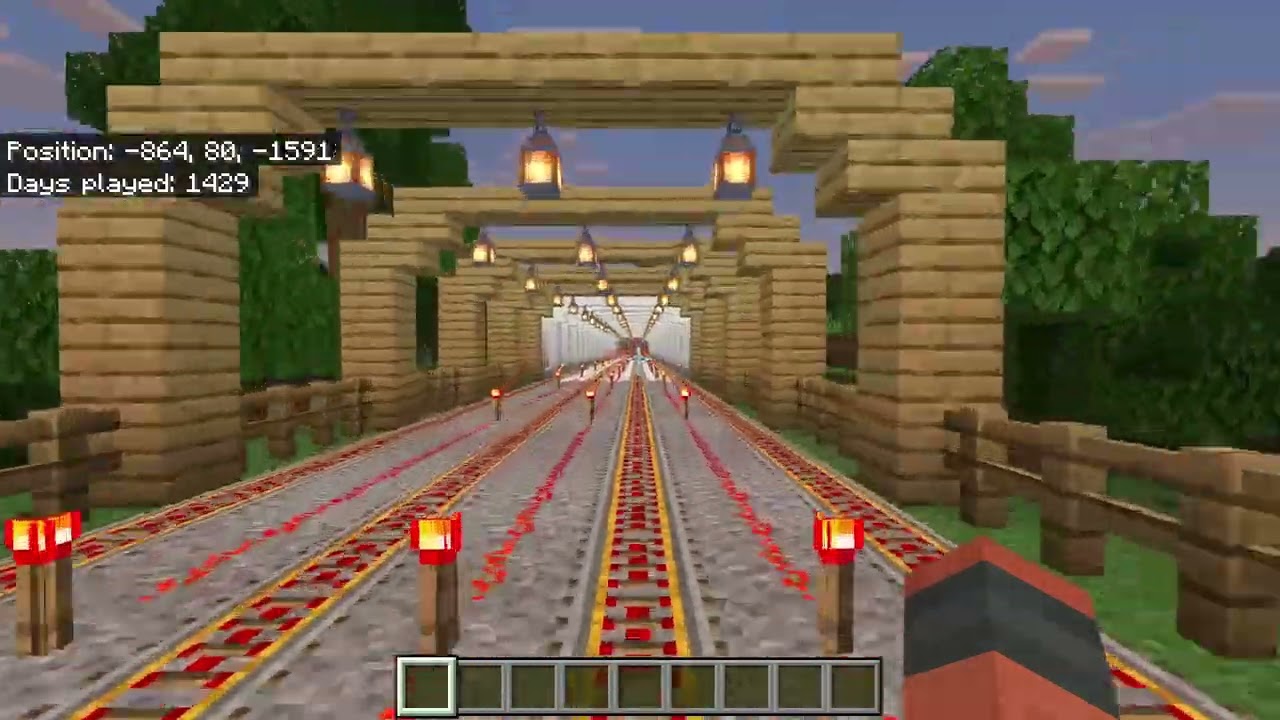 Minecraft railway Cabride: El Mavima Rail InterCity 2. Kijijichabonde Central to Bergendal Central