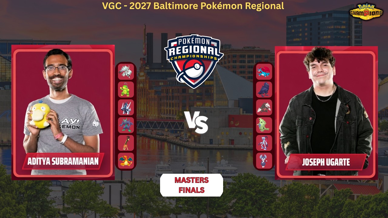 Aditya Subramanian vs. Joseph Ugarte | A Great Battle! | 2027 VGC Baltimore Regional Masters Final