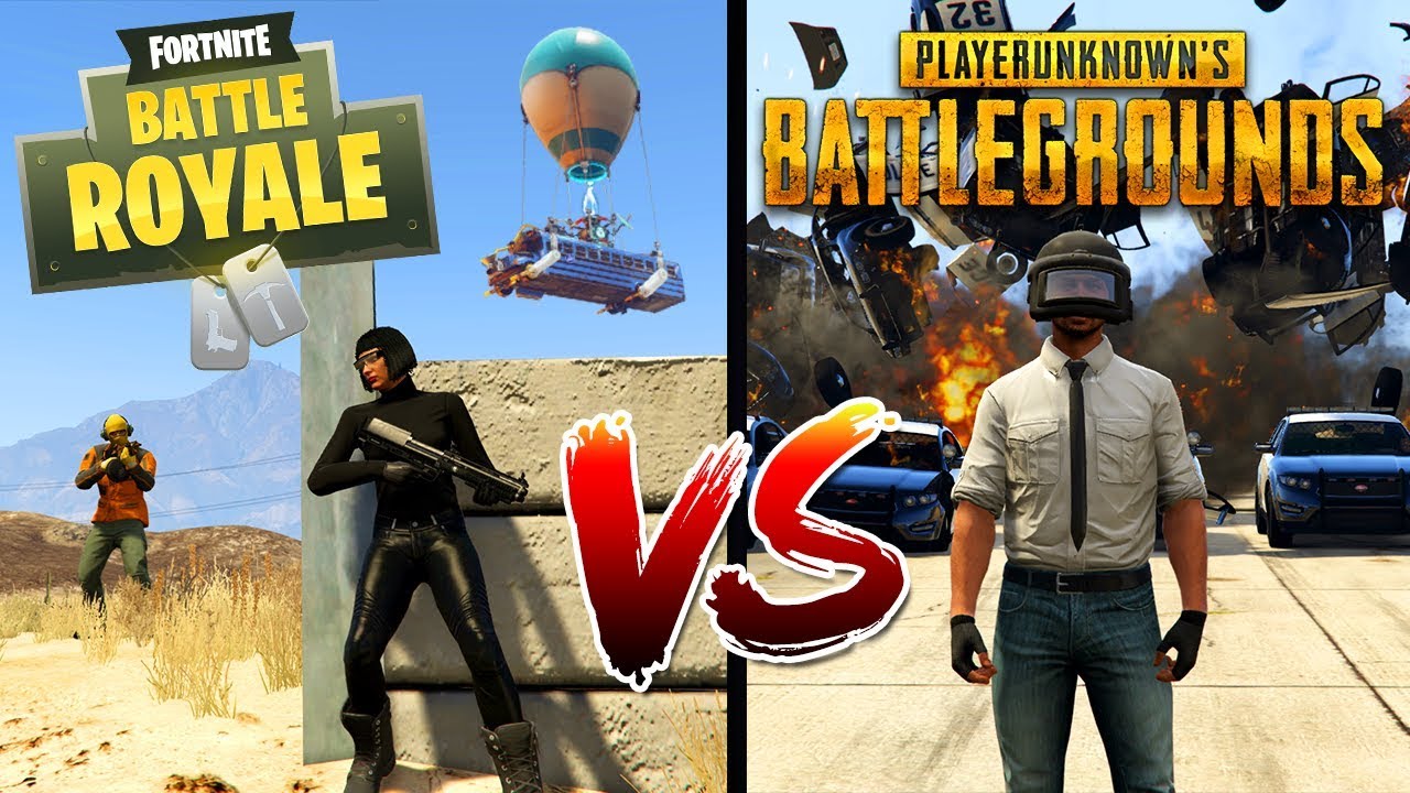 TOP JEUX : FORTNITE vs PUBG