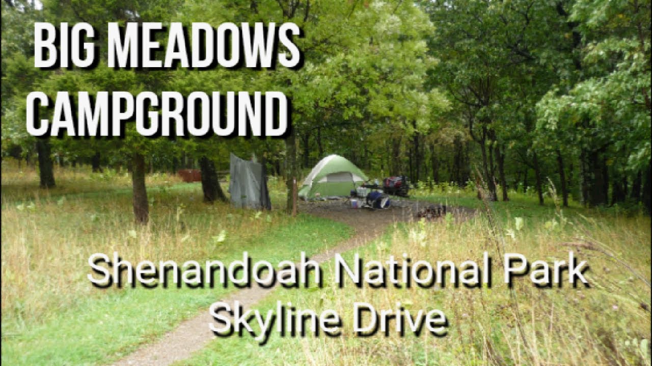 Big Meadows Campground. Shenandoah National Park. Big spaces, wildlife and natural beauty abound!