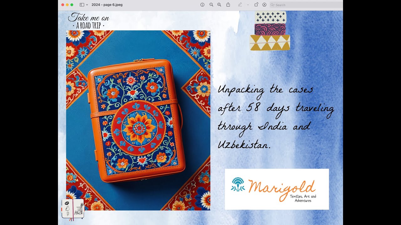 Uzbekistan, Suzani embroidery, and a wonderful adventure