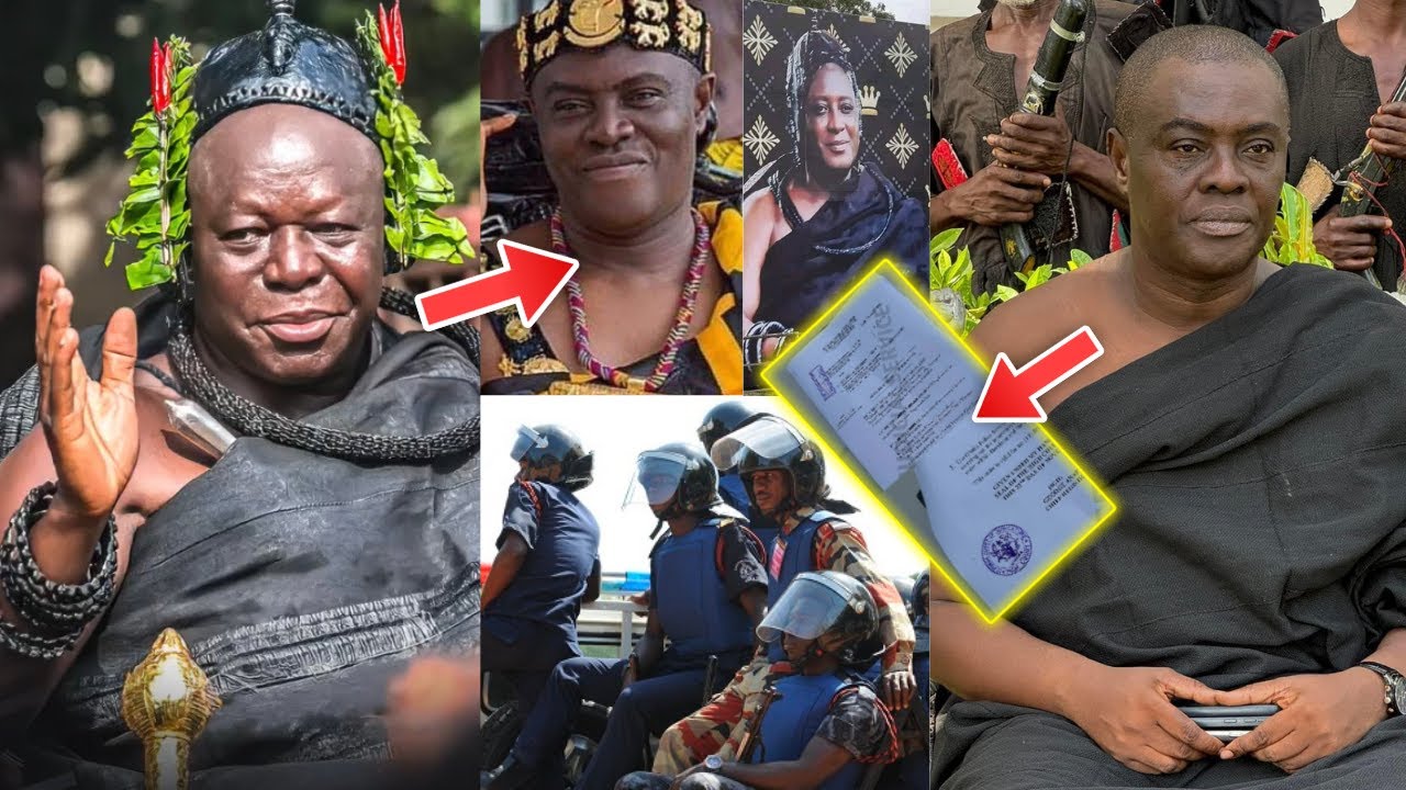 Asantehene vs Dormaahene; Police To St0p Dormaahene As Otumfuo St0rms Berekum For Funeral