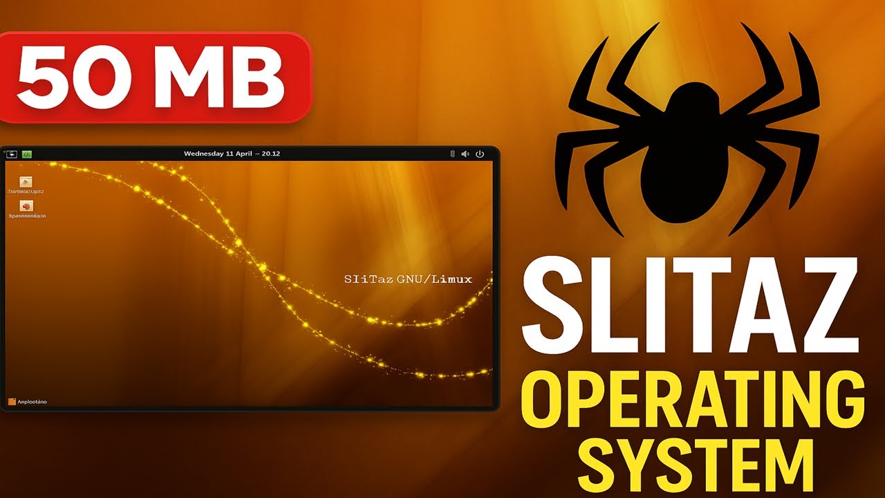 This OS Is Only 50 MB!? | SliTaz Linux Review