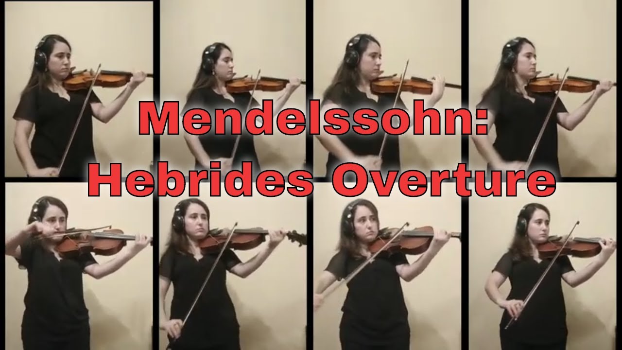 Mendelssohn: Hebrides Overture | arr. for 4 violins & 4 violas