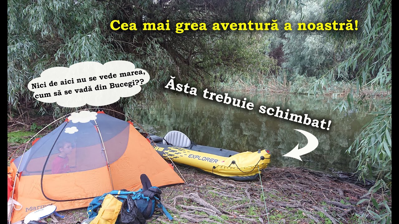 4 zile pe caiac - traversarea Deltei pana la mare (Pe poteci, spre inima ta! Ep 93)