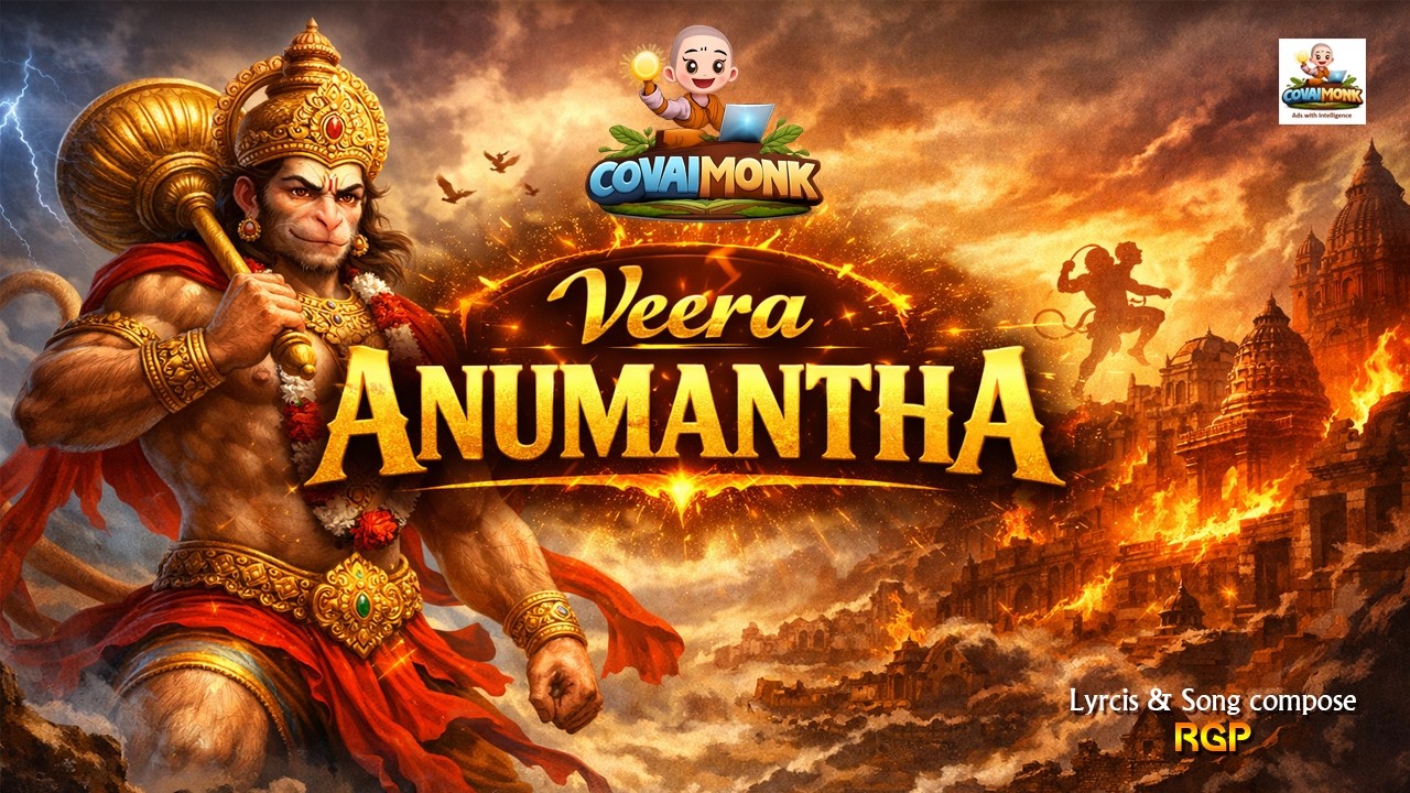 Veera Anumantha Tamil Songs #Anjaneyasongs #Hanumansongstamil #covaimonk | RGP