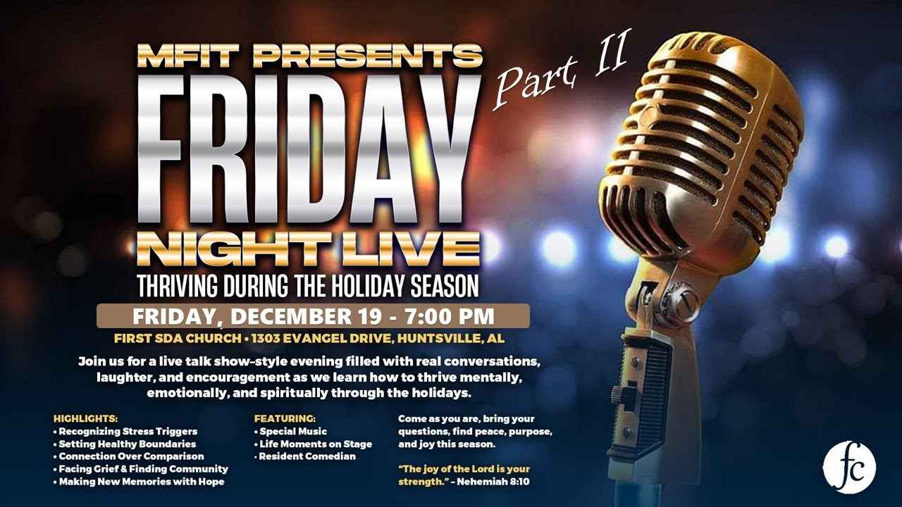 Friday Program 12/19/2025 - "Friday Night Live, Part 2"