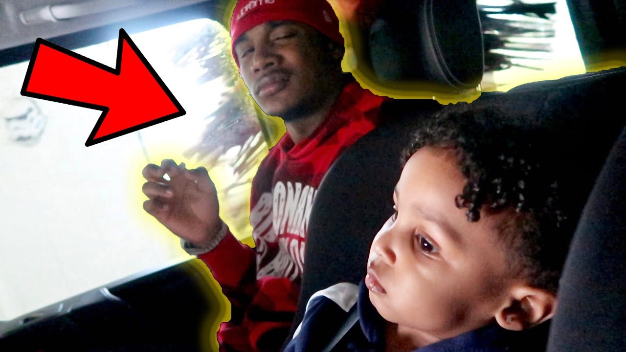 AR'MON SCARES BABY CJ AT CAR WASH!! Ft. Queen Naija