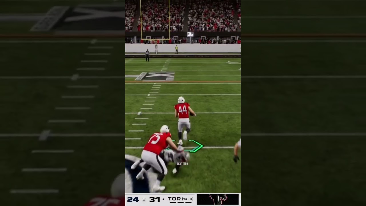 Fumble to touchdown 