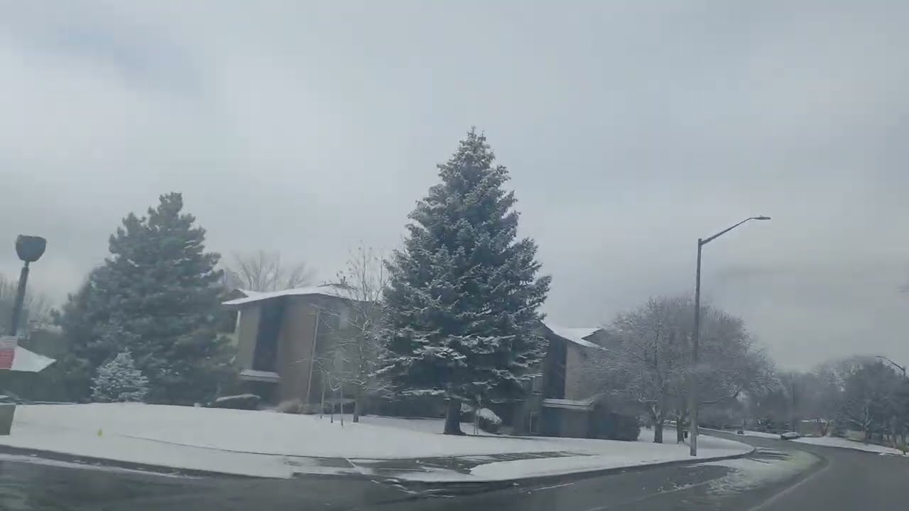 Finally  snow time.