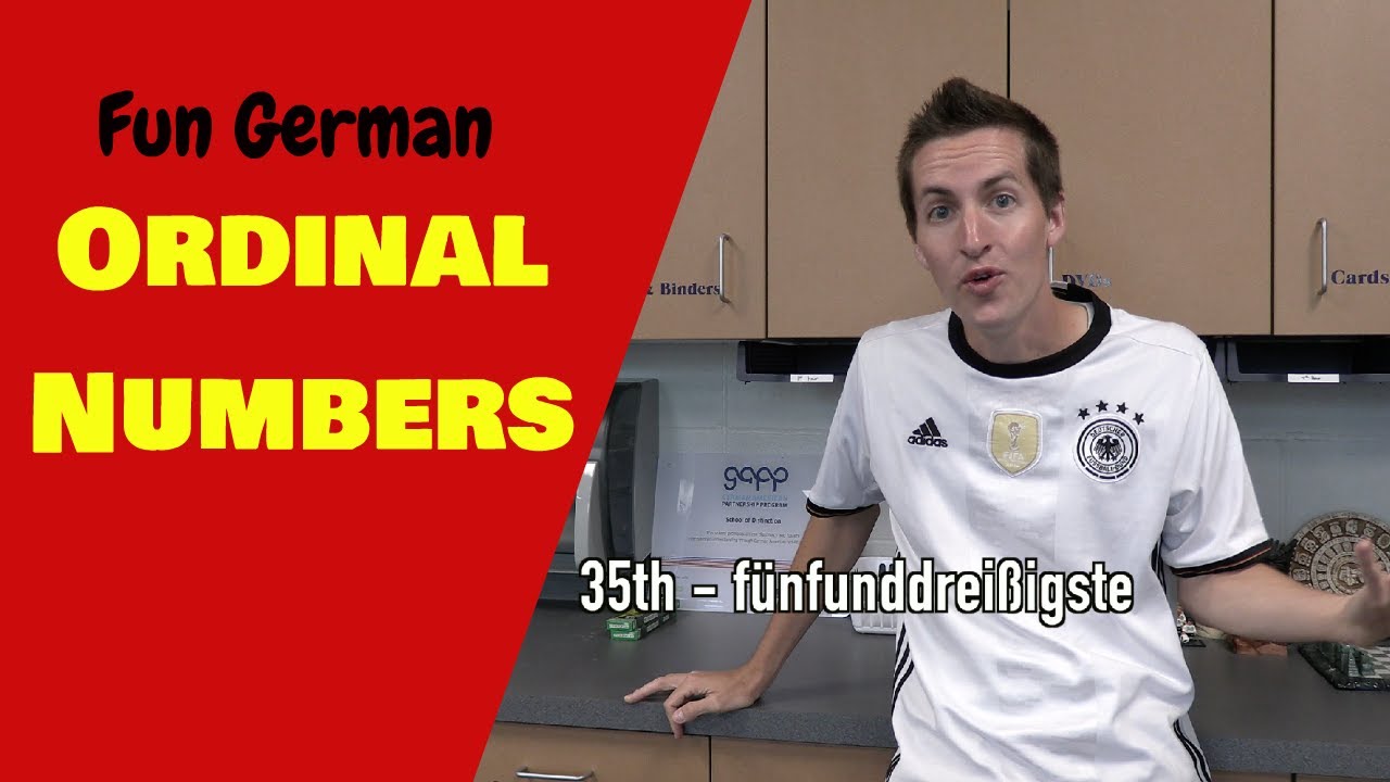 Ordinal Numbers - Fun German