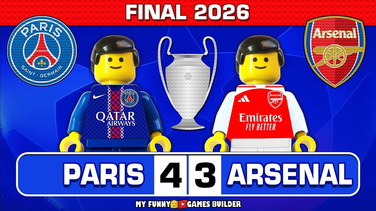 Champions League Final 2026 🏆 PSG vs Arsenal 4-3 (1-1) All Goals Highlights lego