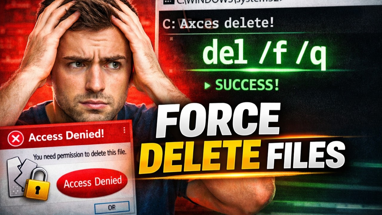 How to Delete Files That Cannot Be Deleted in Windows