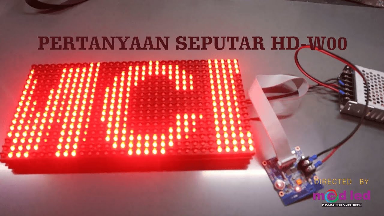 Cara Setting Kontroler HD - W00