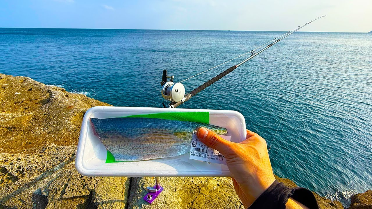 良い餌が買えなかった...。餌代900円で挑む無人島クエ釣りキャンプ