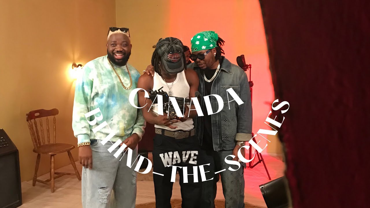 Magnito ft Olamide - Canada remix | BTS (Behind the Scenes) of Official Music Video