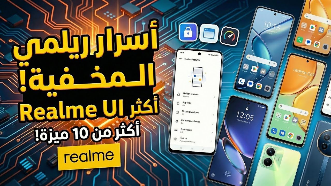 🔥 10 ميزات مخفية في هواتف ريلمي Realme لا يعرفها الكثيرون | ستغيّر طريقة استخدامك للهاتف!