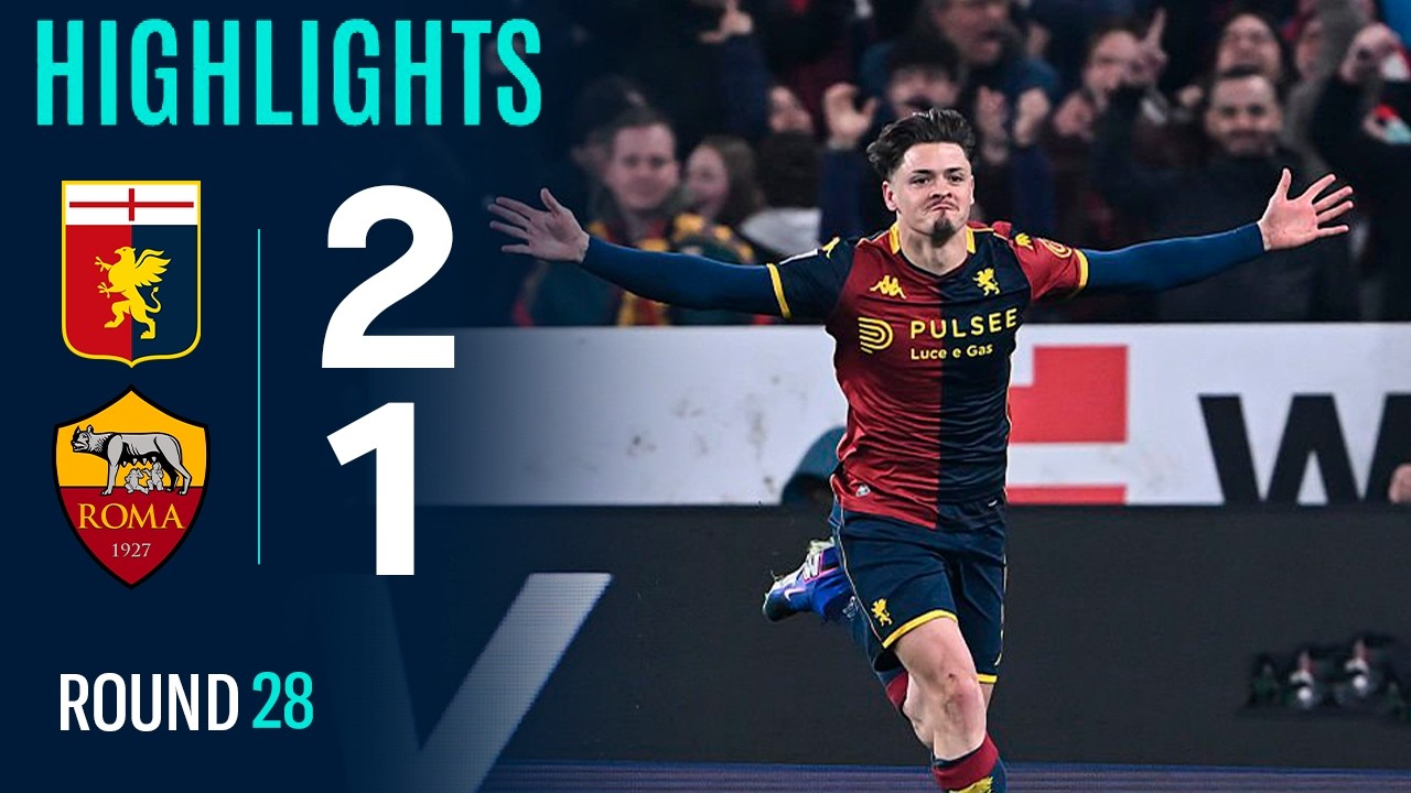 Genoa - Roma | 2-1 | Gli Highlights | Serie A 2025/26 | genoa roma