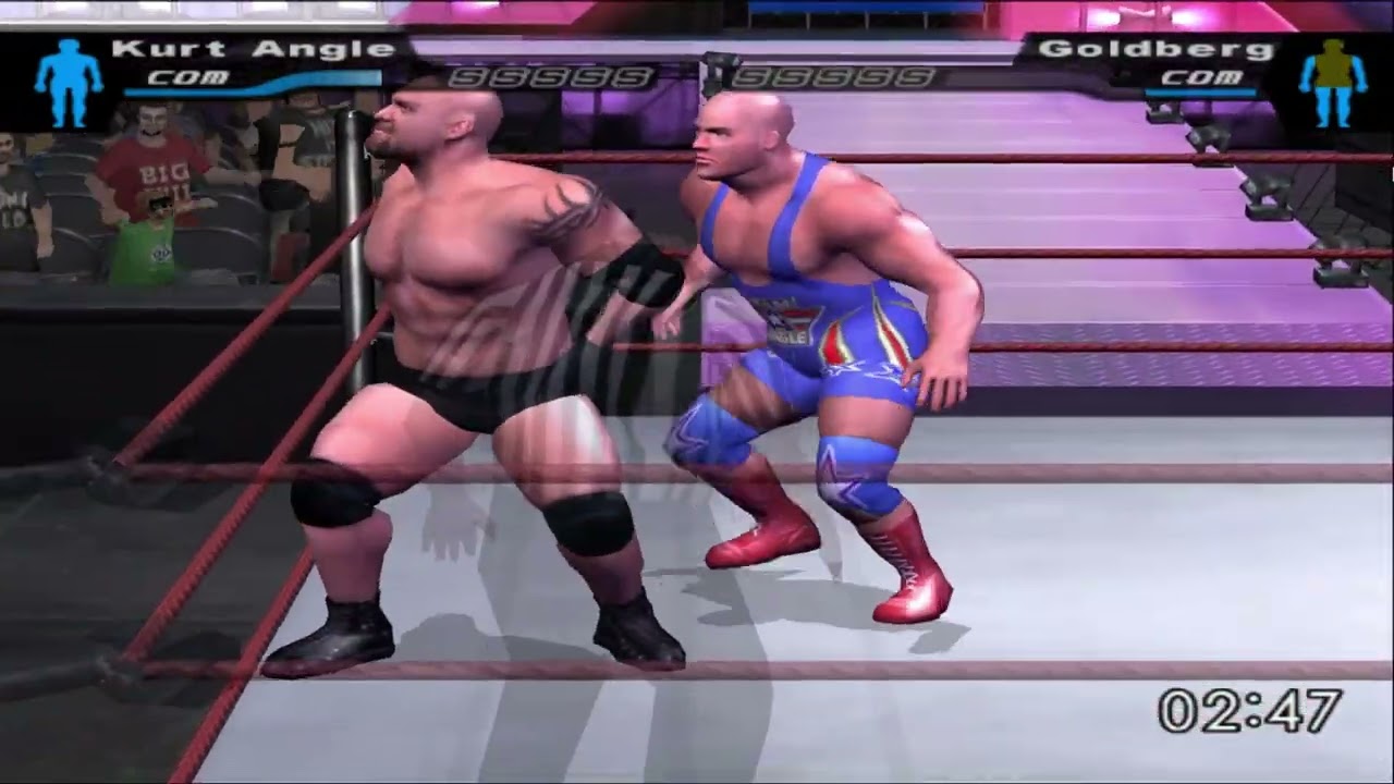 FULL Kurt Angel VS Goldberg | WWE SmackDown! HCtP #Nostalgia #PS2 #wwetiktok #wwe #smackdown
