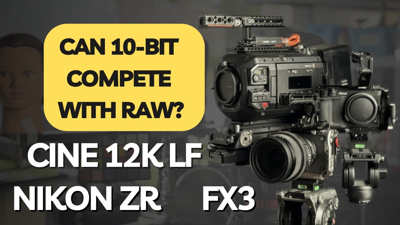 Blackmagic URSA Cine 12K vs Sony FX3 vs Nikon ZR | Can 10-bit Compete with RAW?