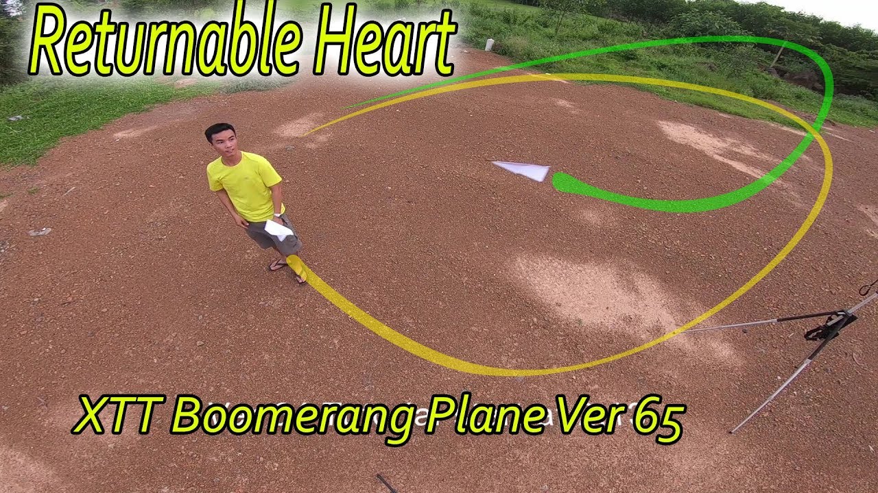 Hướng Dẫn C&aacute;ch L&agrave;m M&aacute;y Bay Giấy Boomerang XTT Ver 65, #XTTPlane