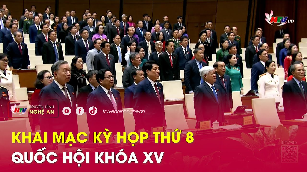 Khai mạc Kỳ họp thứ 8, Quốc Hội khóa XV