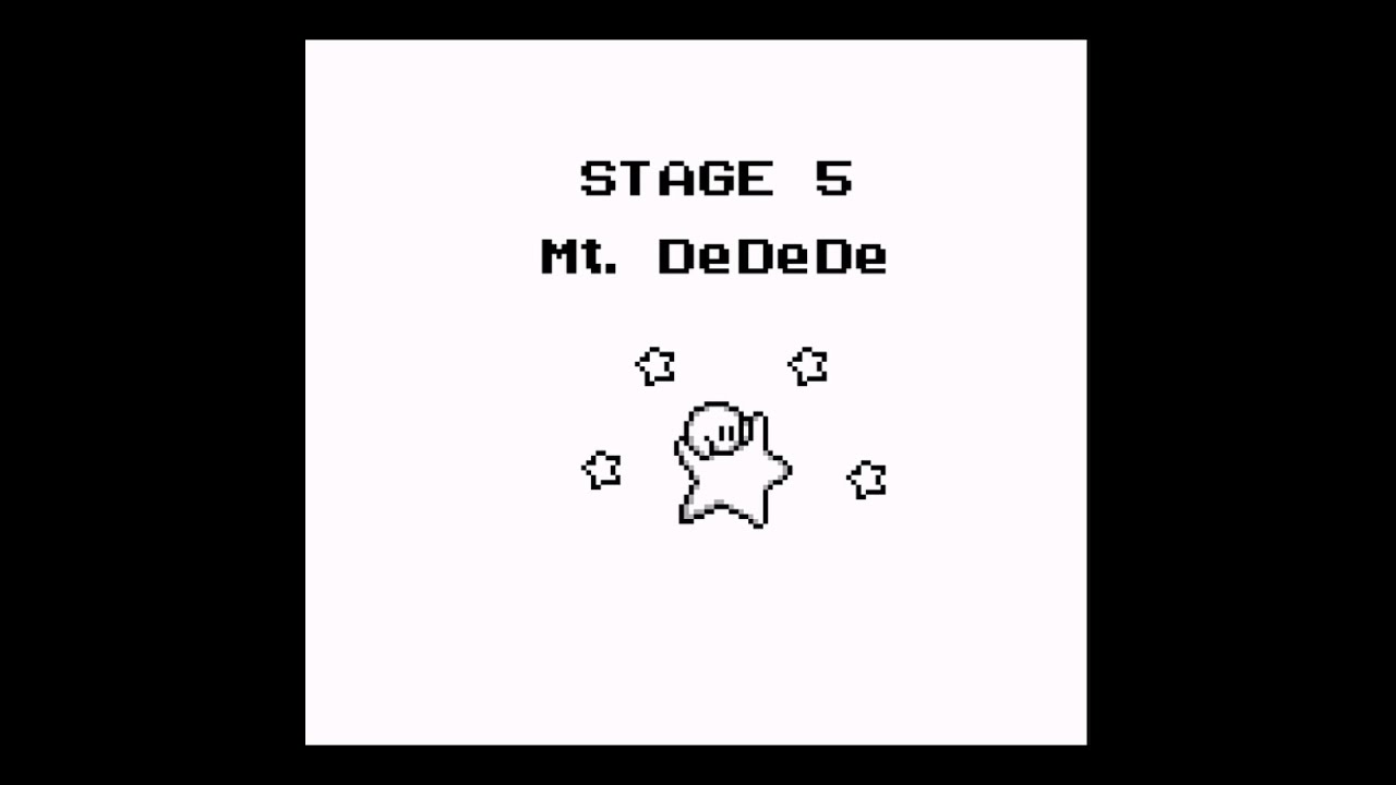 星のカービィ BGM マウントデデデ【初代カービィ】