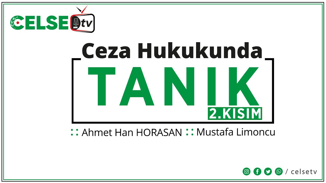 Ceza Hukukunda Tanık 2
