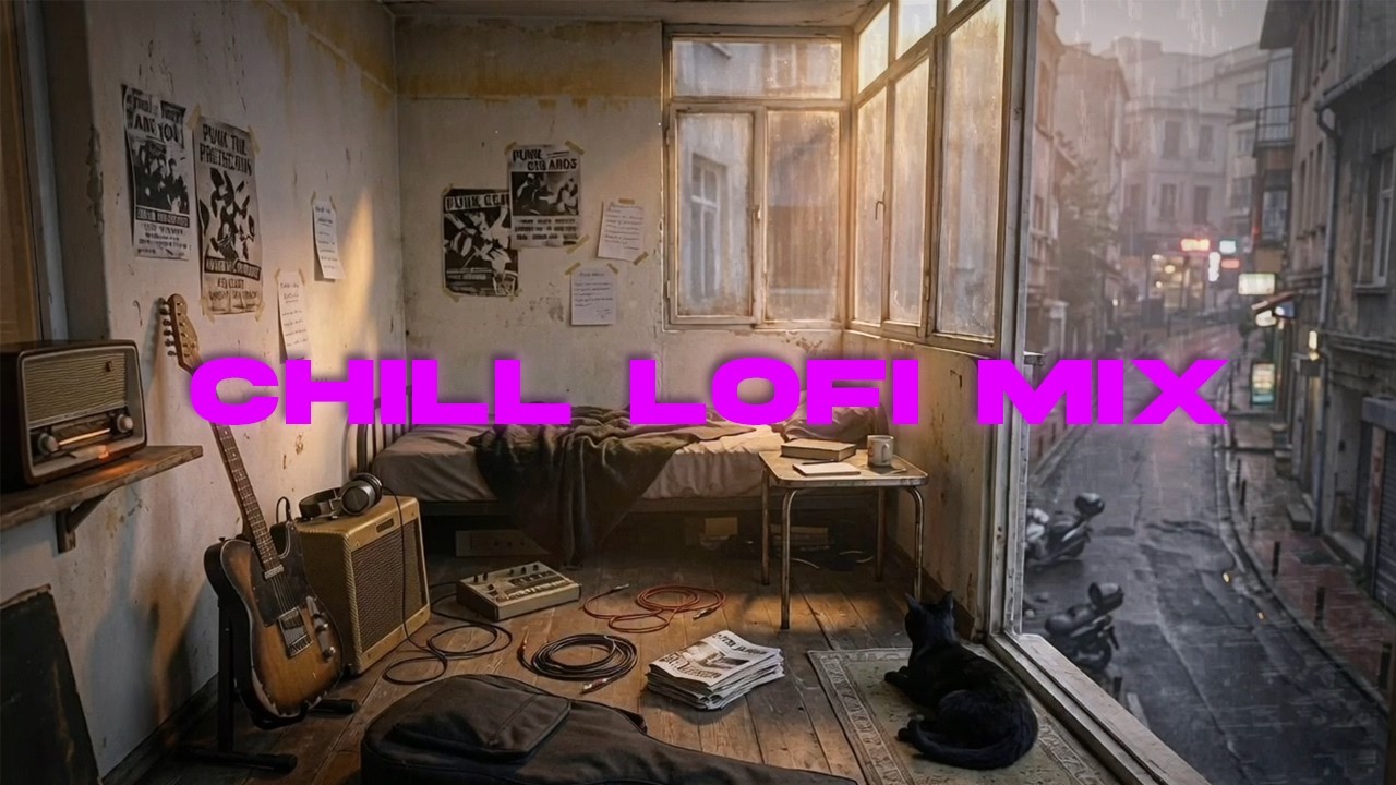 Rainy Street Window Lofi | Cozy Chill Beats for Study, Focus & Sleep