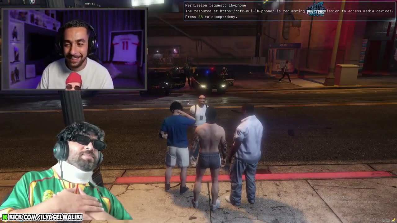 ilyas elmaliki GTA RP AHMED SABIRI الياس المالكي و احمد صابيري الموت ديال الضحك بغاو يحيدو ليه سروال