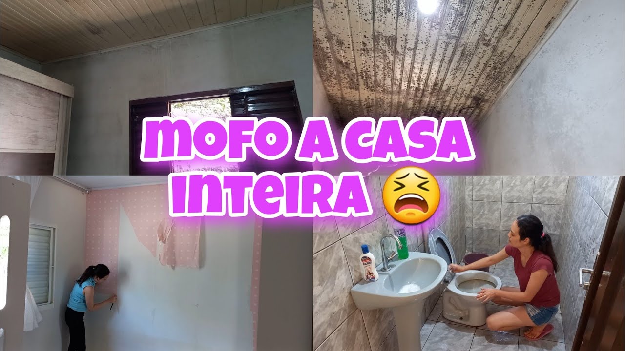MOFOU MINHA CASA INTEIRA 😥 + FAXINA COMPLETA NO BANHEIRO + MINI REFORMA NO QUARTO