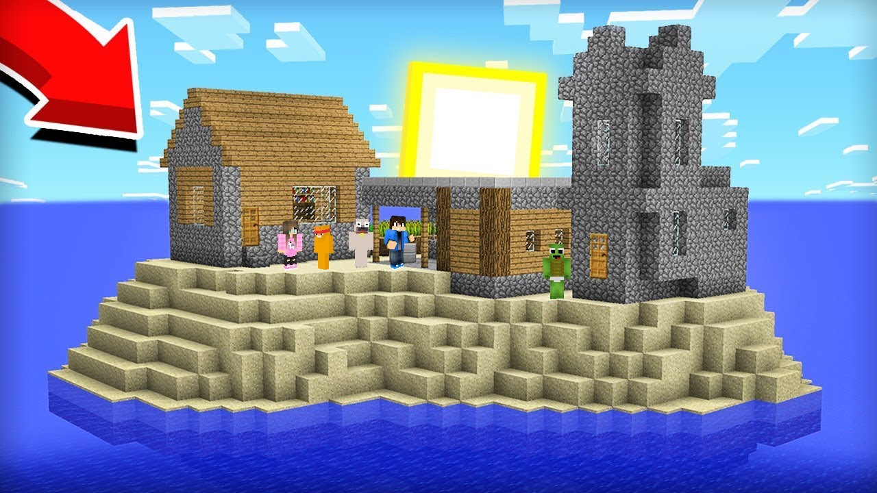 1000 ÉVES ELVESZETT SZIGET AZ ÓCEÁN KÖZEPÉN A MINECRAFTBAN!