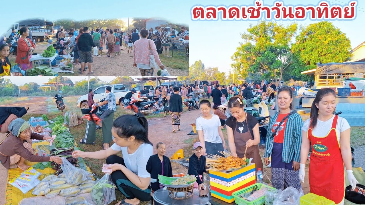 นานแล้วไม่ได้มาตลาด เช้านี้ทั้งคนขายและคนซื้อเยอะมาก 9 พฤศจิกายน ค.ศ. 2025