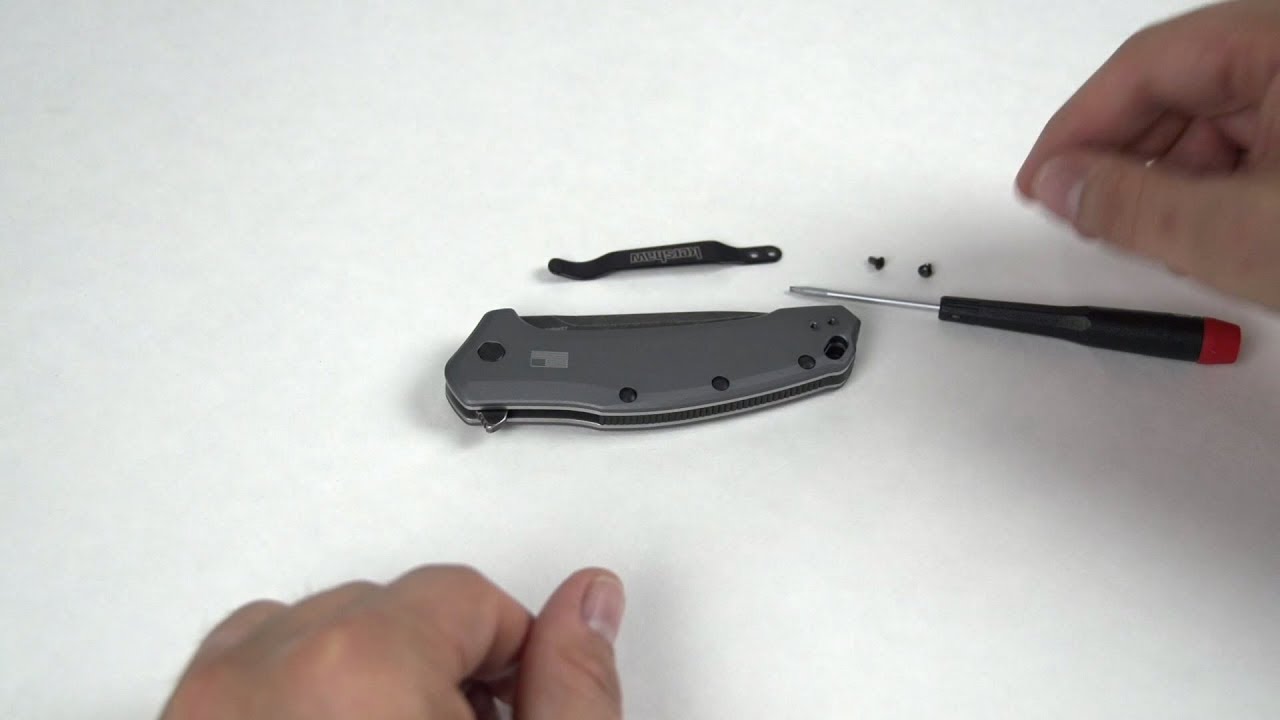 How to change your Kershaw pocketclip