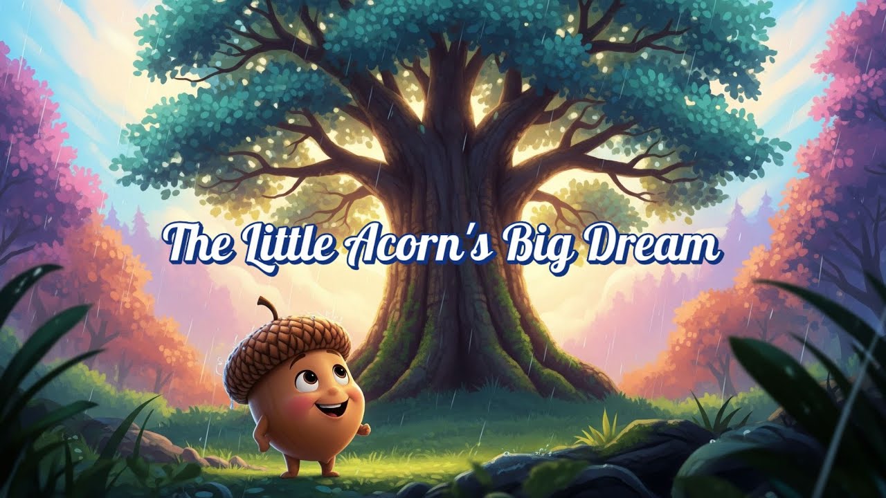 The Little Acorn's Big Dream: A Story of Perseverance & Self-Belief | English Bedtime Story for Kids