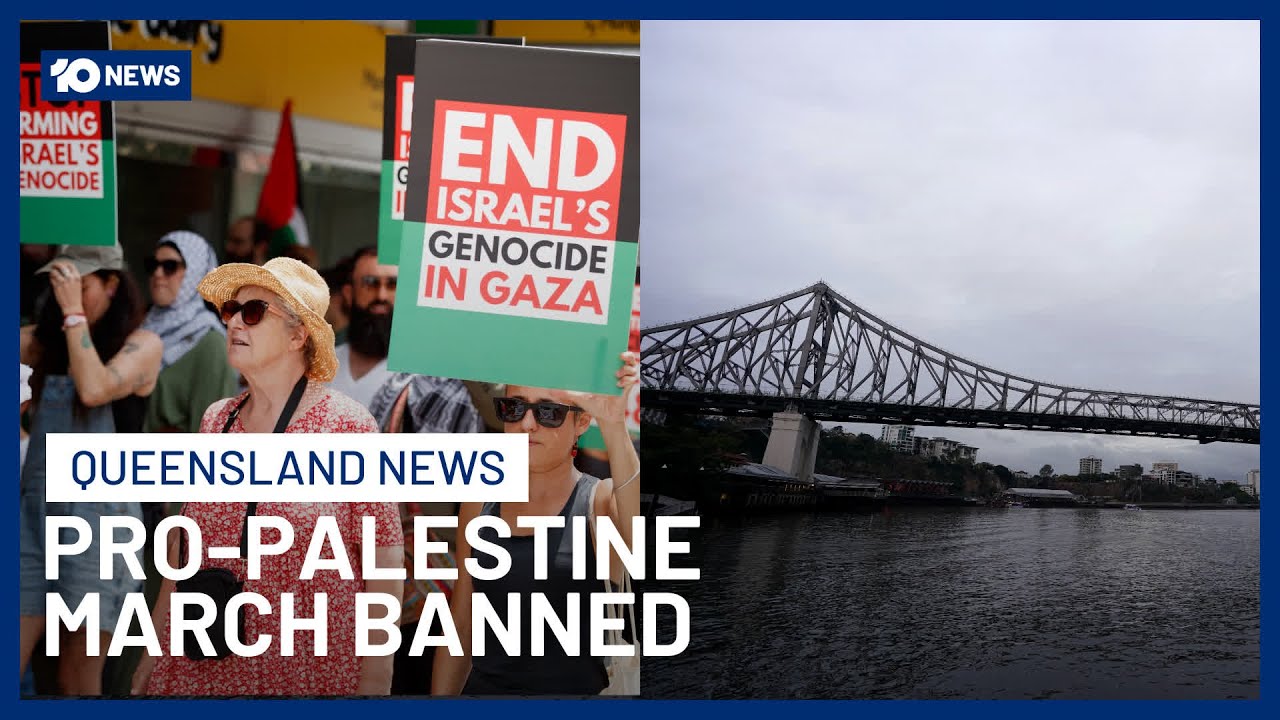 Planned Pro-Palestine Match On Queensland Bridge Deemed Illegal | 10 News