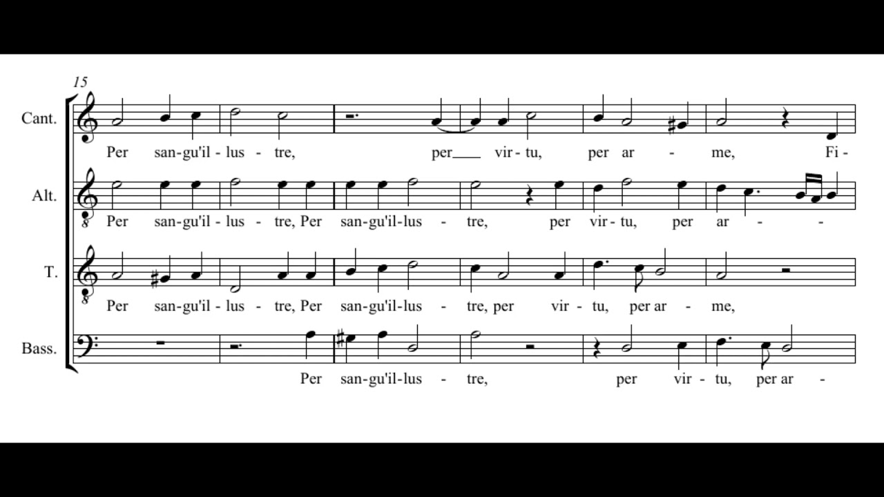 Verdelot: Gloriar mi poss'io donne - Profeti della Quinta