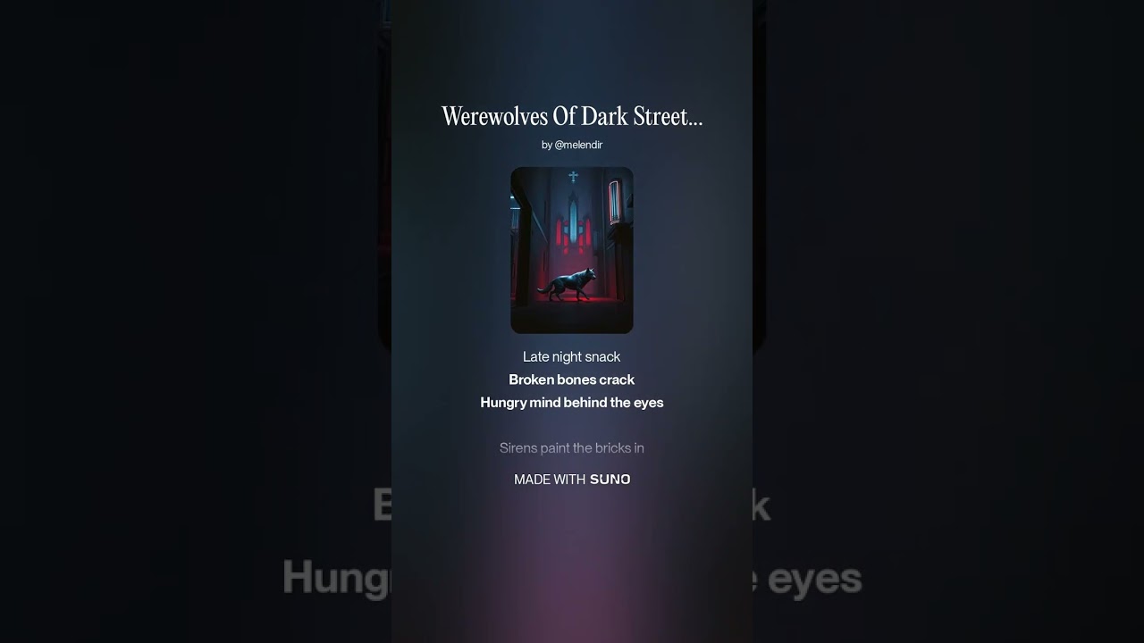 Melendir - Werewolves Of Dark Streets