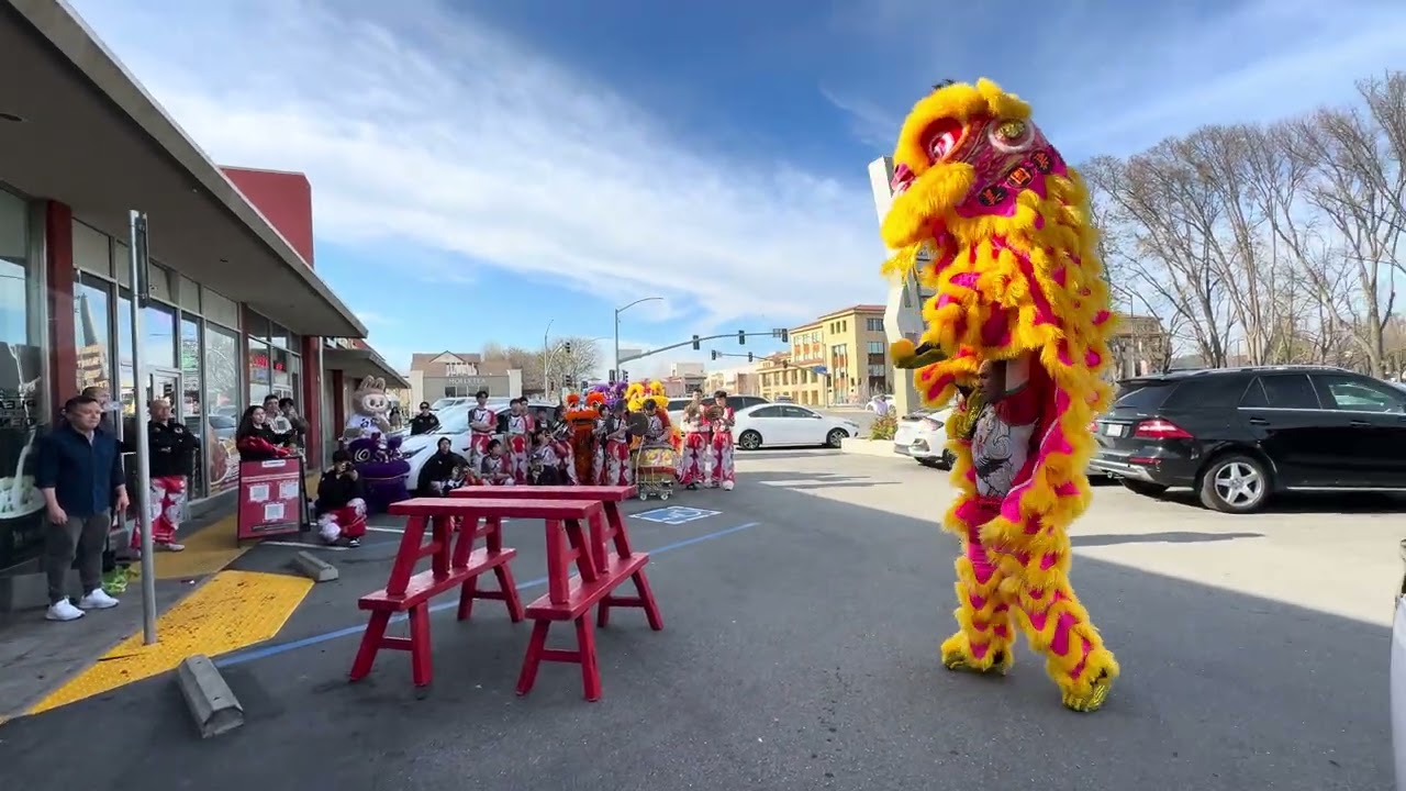 by Leung's White Crane Dragon & Lion Dance Association Happy Lamb Hot Pot, Cupertino 