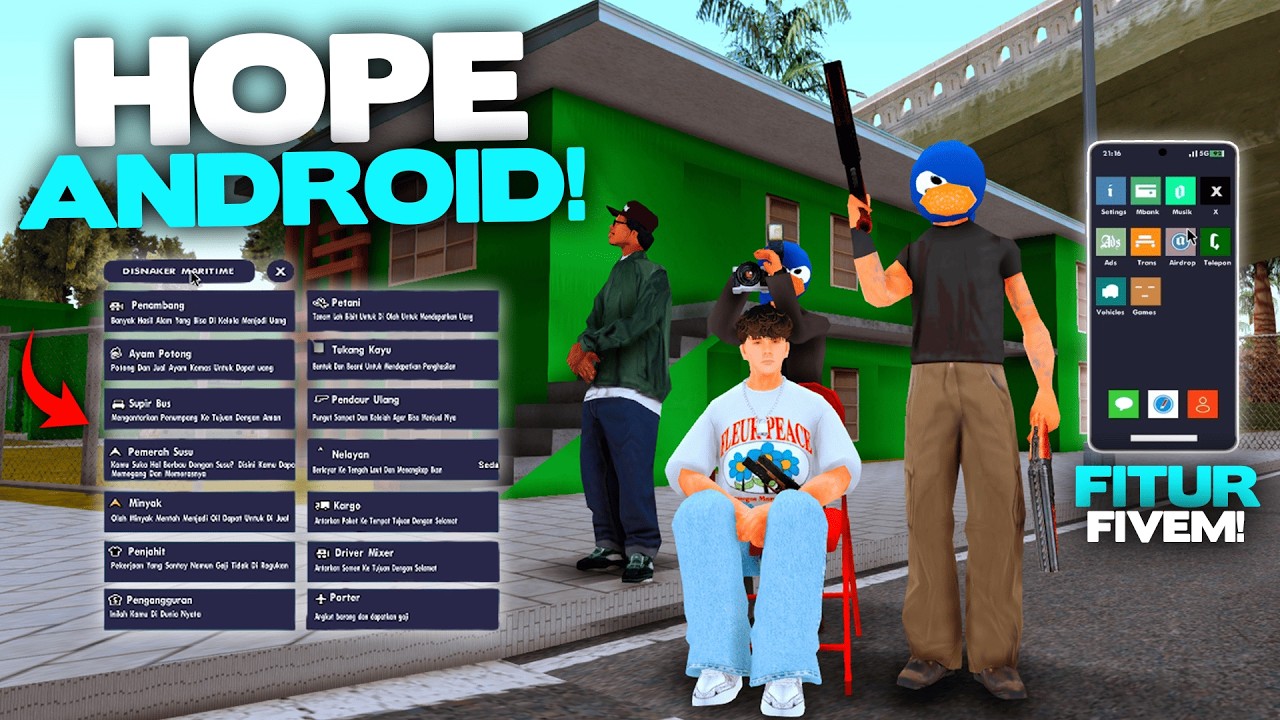 SERVER GTA SAMP HOPE INDO ANDROID TERBARU !! REVIEW SERVER GTA SAMP