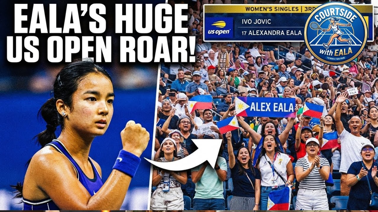 &lsquo;EALA MANIA!&rsquo; US Open Fans ERUPT as Alex Eala steps onto the court vs Ivo Jovic