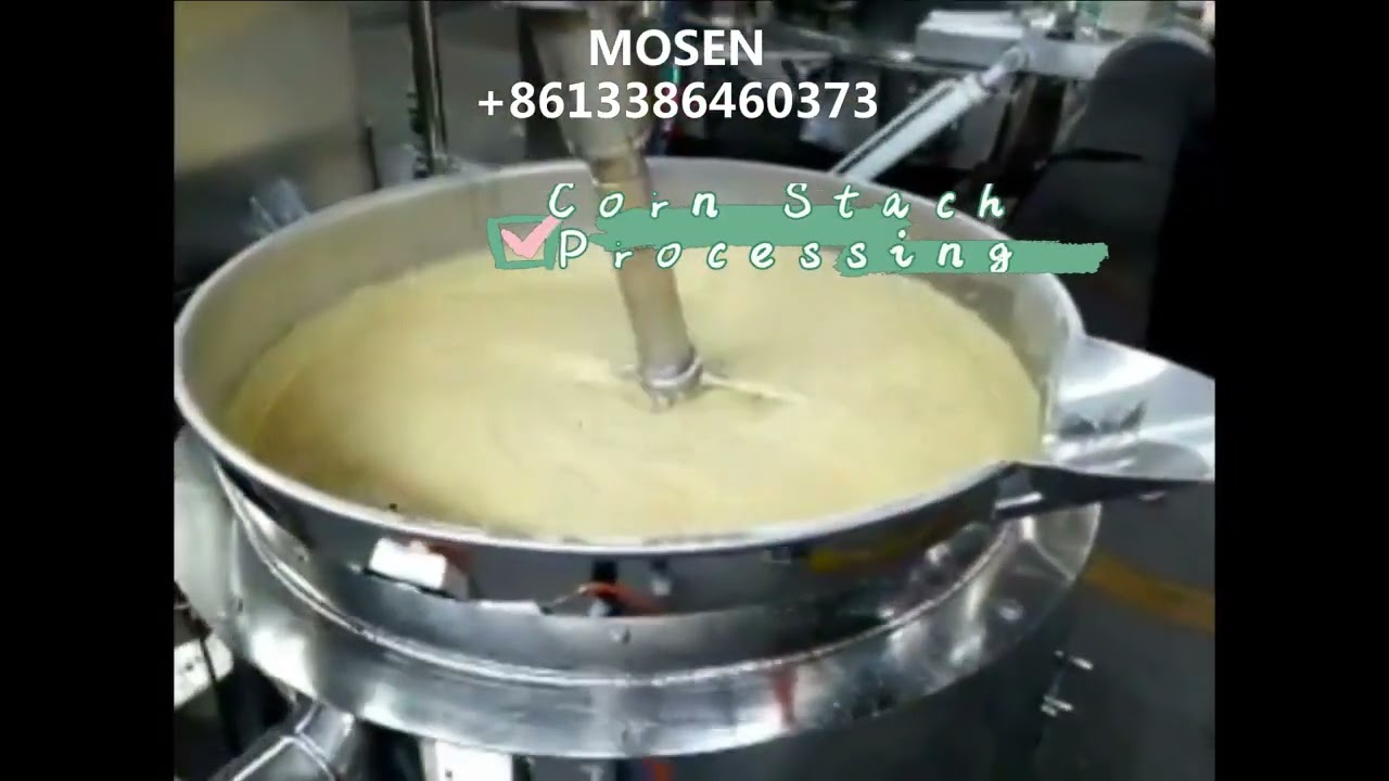 Planetary cooker mixer using in corn starch and honey