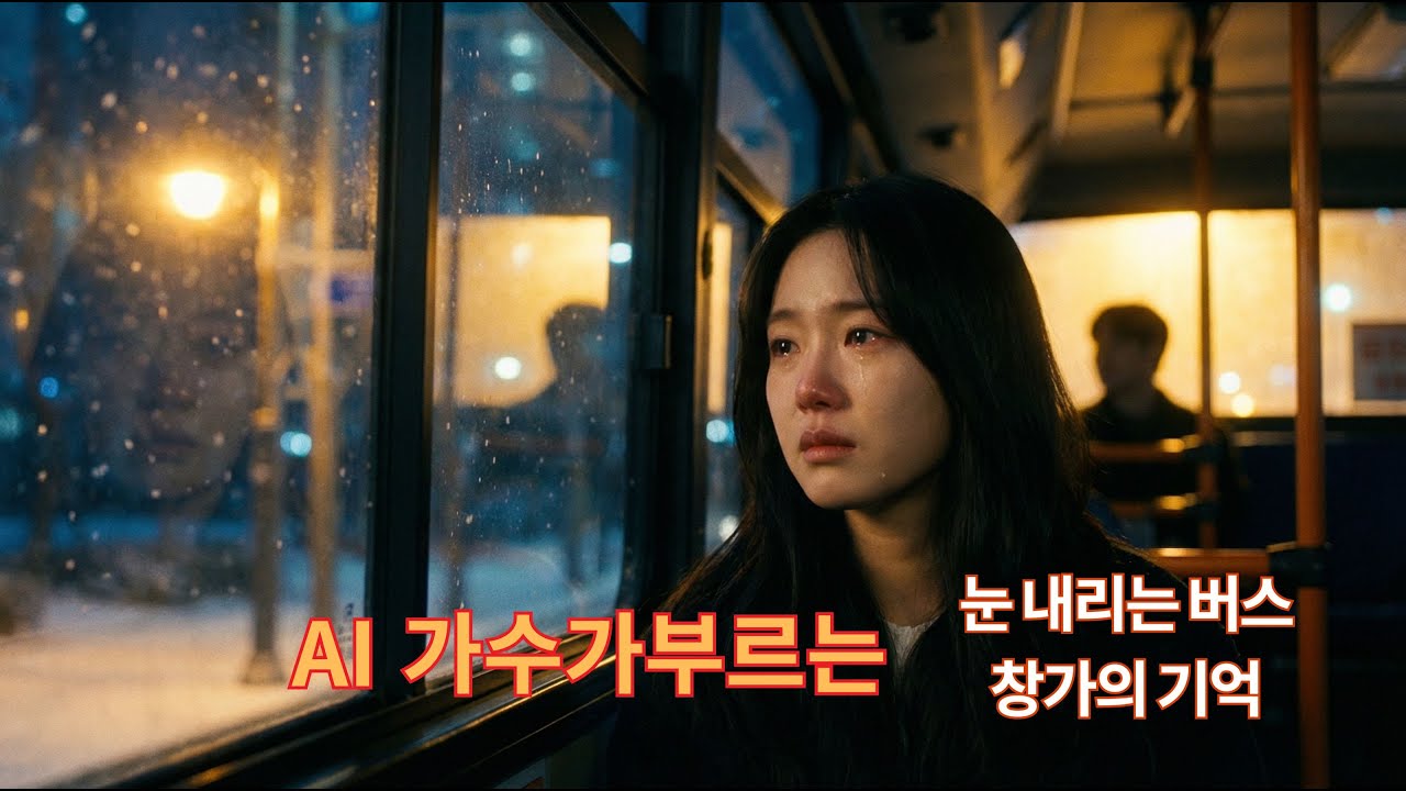 발라드｜눈 오는 날 버스창가에서 – 감성음악 트로트 힐링음악 AI음악 추천곡