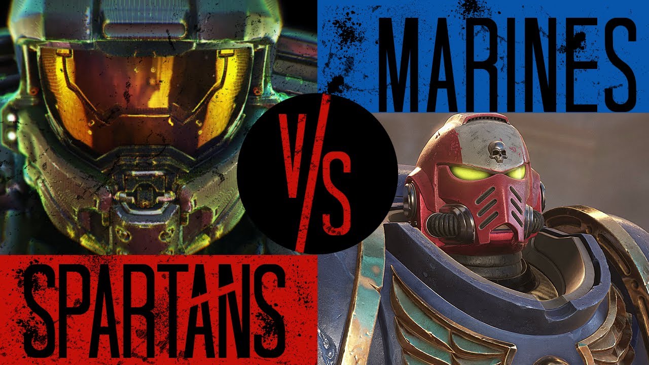 Кто победит? Спартанцы из Halo против космодесанта из Warhammer 40K | Geekaverse Versus