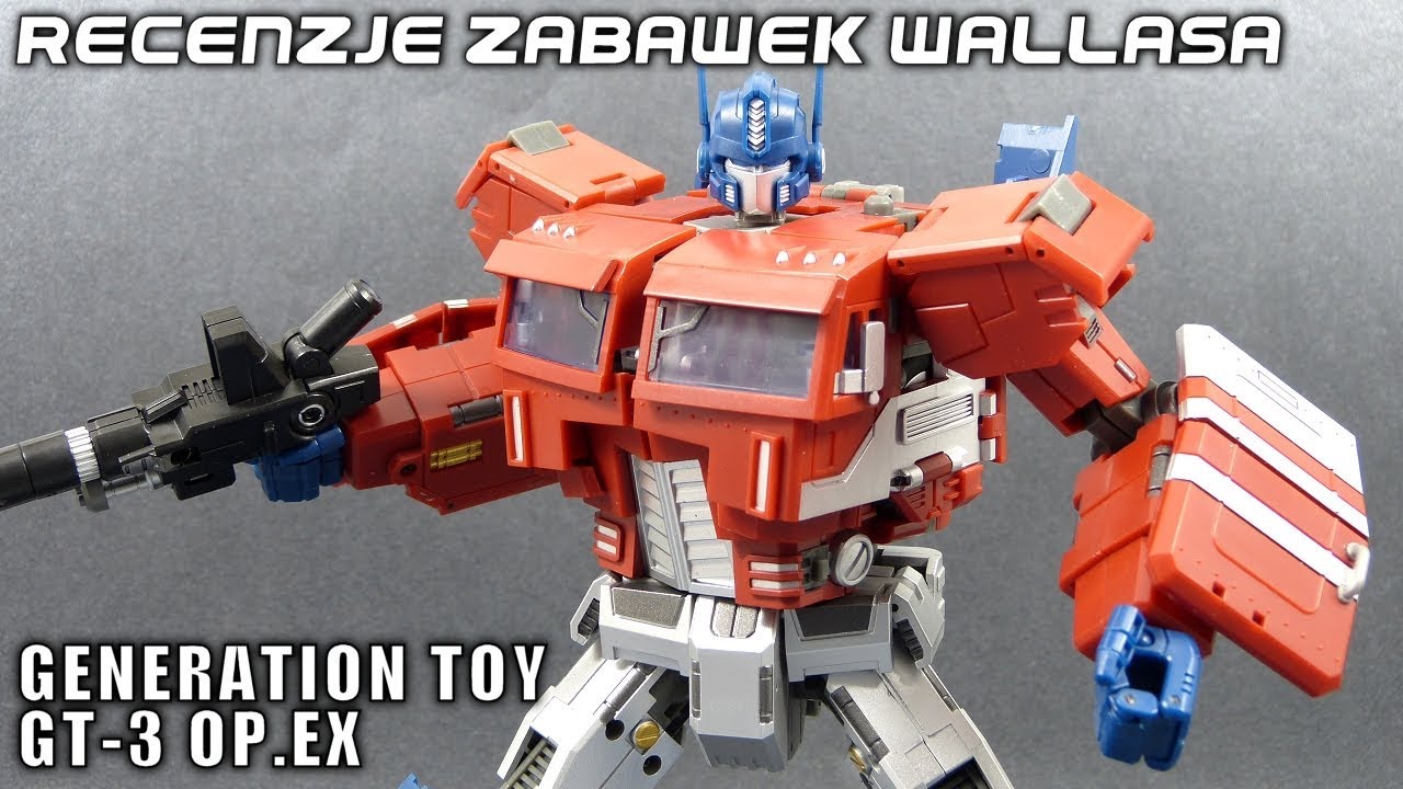 Generation Toy OP EX (nieoficjalny Masterpiece IDW Optimus Prime) - Recenzje Zabawek Wallasa