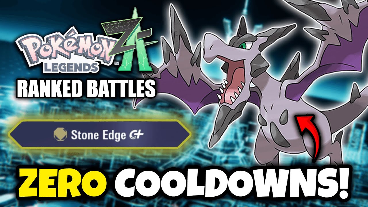 Mega Aerodactyl 0 Cooldown Build: UNLIMITED STONE EDGE | Рейтинговые бои Pokémon Legends Z-A